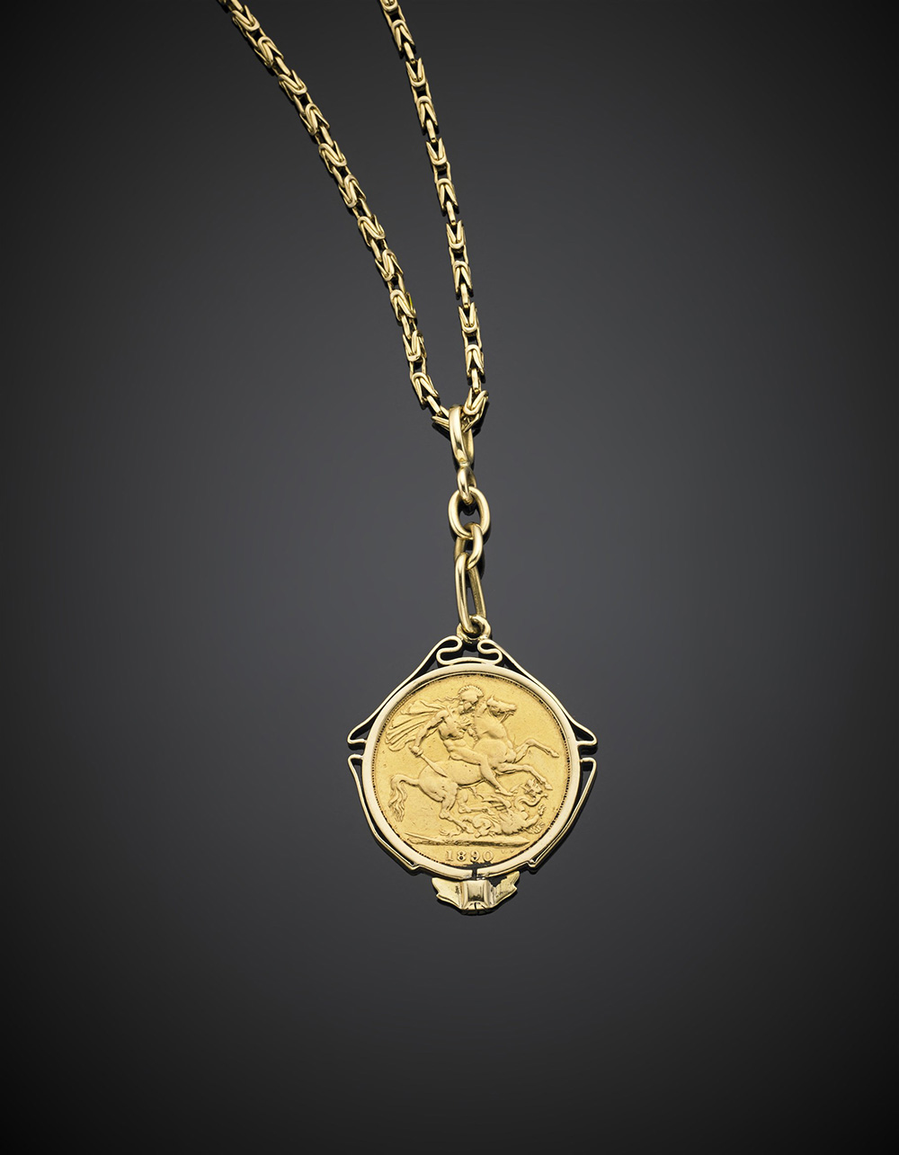 Collana Pendente Scozzese Tradizionale In Argento Sterling, Con Catena 16", Made In Scotland