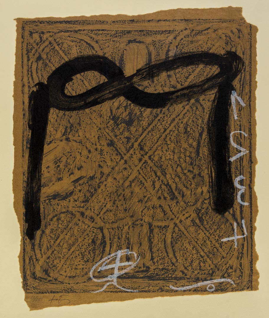 ANTONI TAPIES (1923 - 2012) Senza titolo Serigrafia su ...