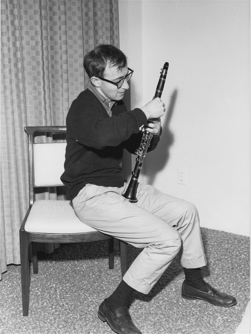 Woody Allen playing 1970 ca. One ferrotyped gelatin silver print and IL PONTE