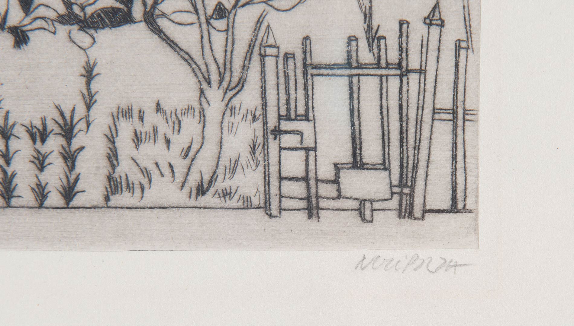 Neri Pozza (Vicenza 1912 1988), “Orto”, 1948. GREGORY'S CASA D'ASTE