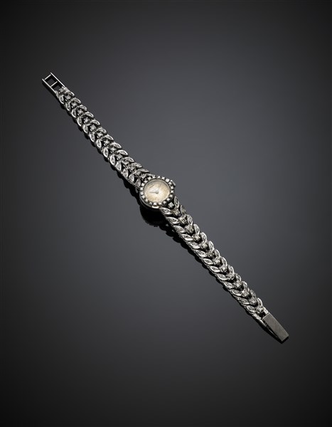 Orologio Uomo Con Diamanti E Strass - Design Hip Hop Quarzo - Nero/Oro/Rosa