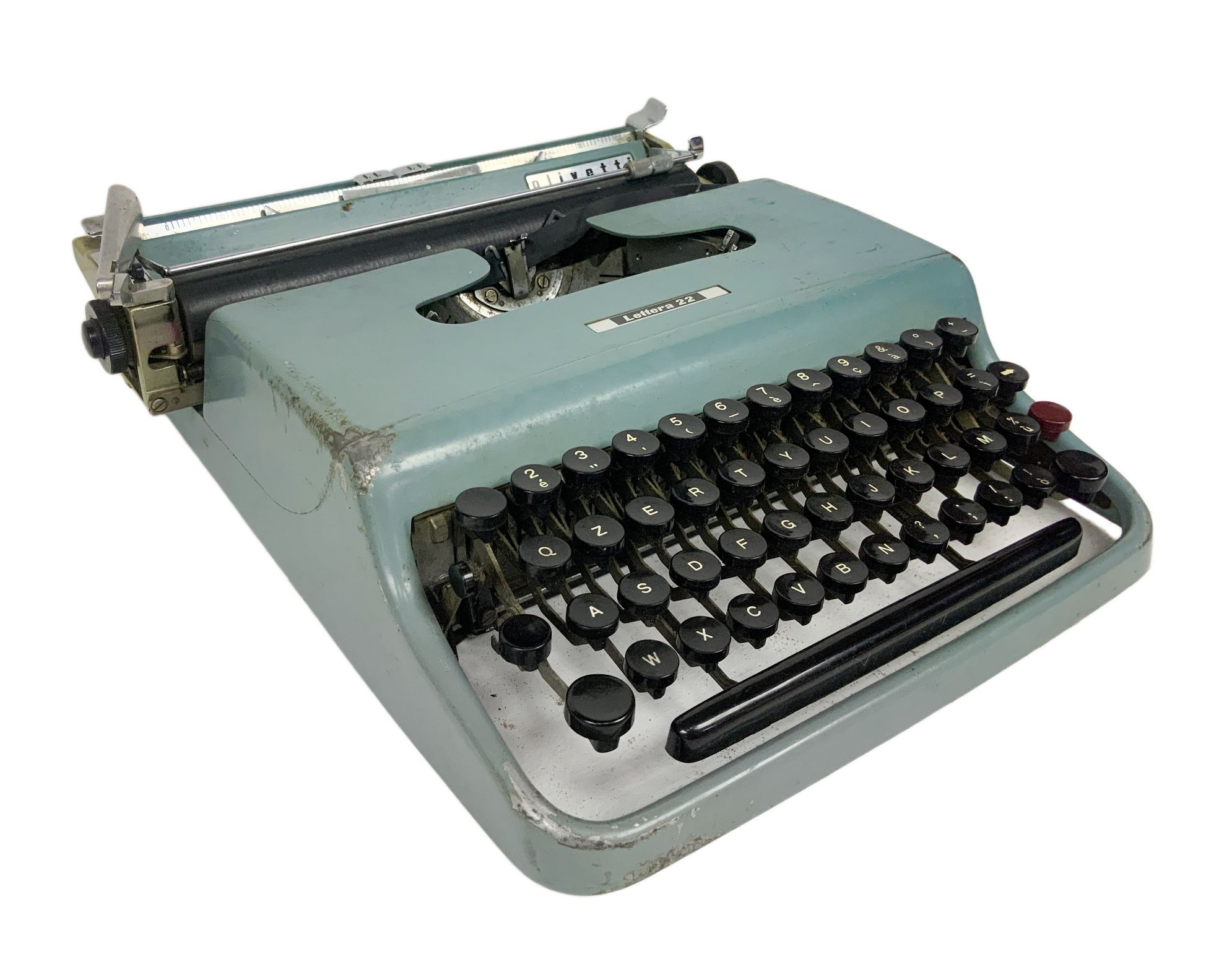 Macchina da scrivere vintage, Olivetti Lettera 22, anni '60 (con  libretto, Art La Rosa Casa d'Aste