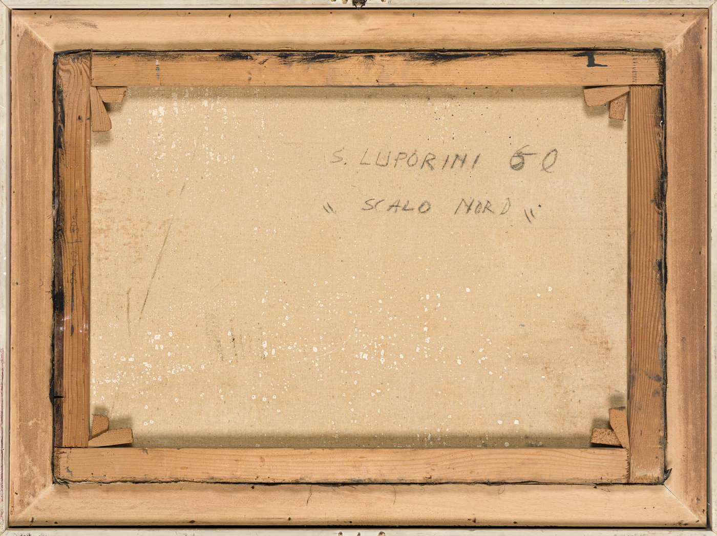 SANDRO LUPORINI (1930) Scalo Nord, 1960 STUDIO D'ARTE BORROMEO