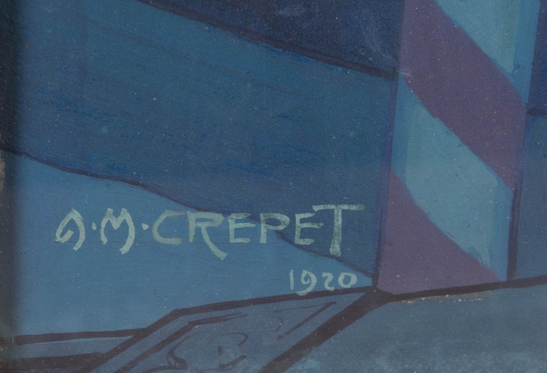 Angelo Maria Crepet (Mestre 1895 1973), “Gondole”, 1920. GREGORY'S