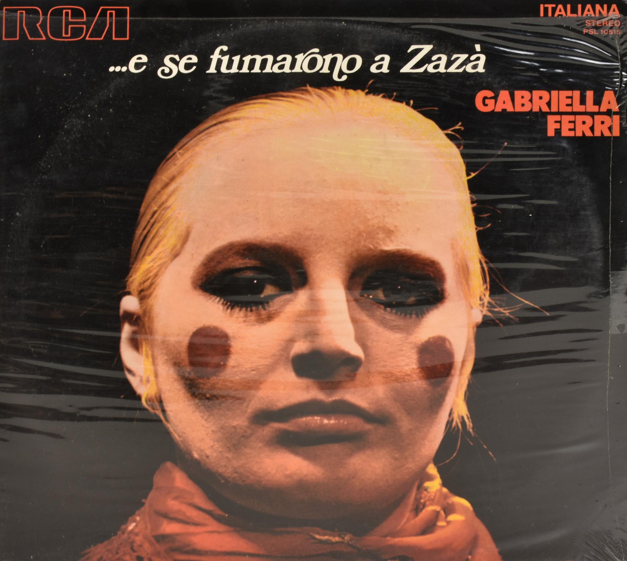 Gabriella FerriE SE FUMARONO A ZAZA' LP 33 giri, RCA LIVEBID