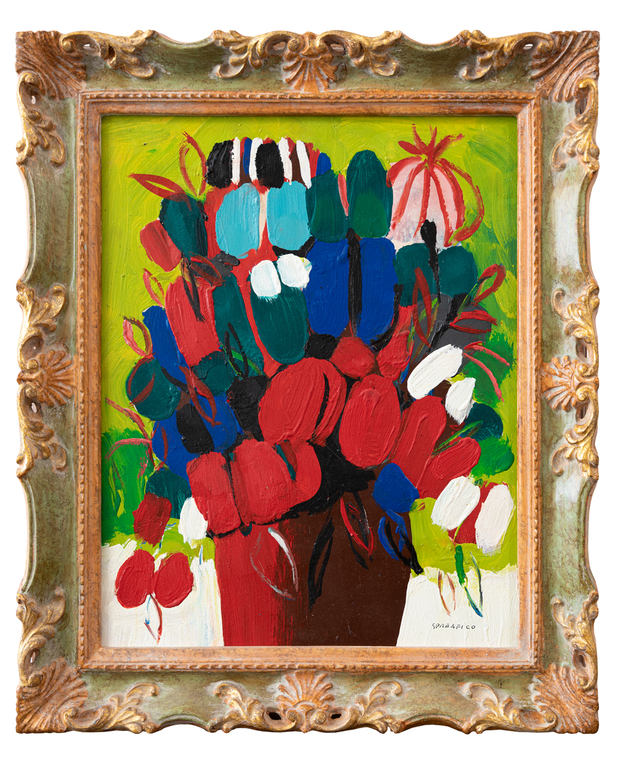 LEONARDO SPREAFICO (19071974) Fiori Studio d'Arte Borromeo