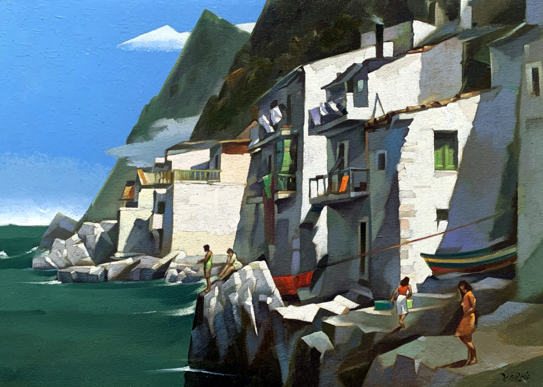 GIOVANNI BATTISTA DE ANDREIS, Sera a Scilla, 1996 PICENUM