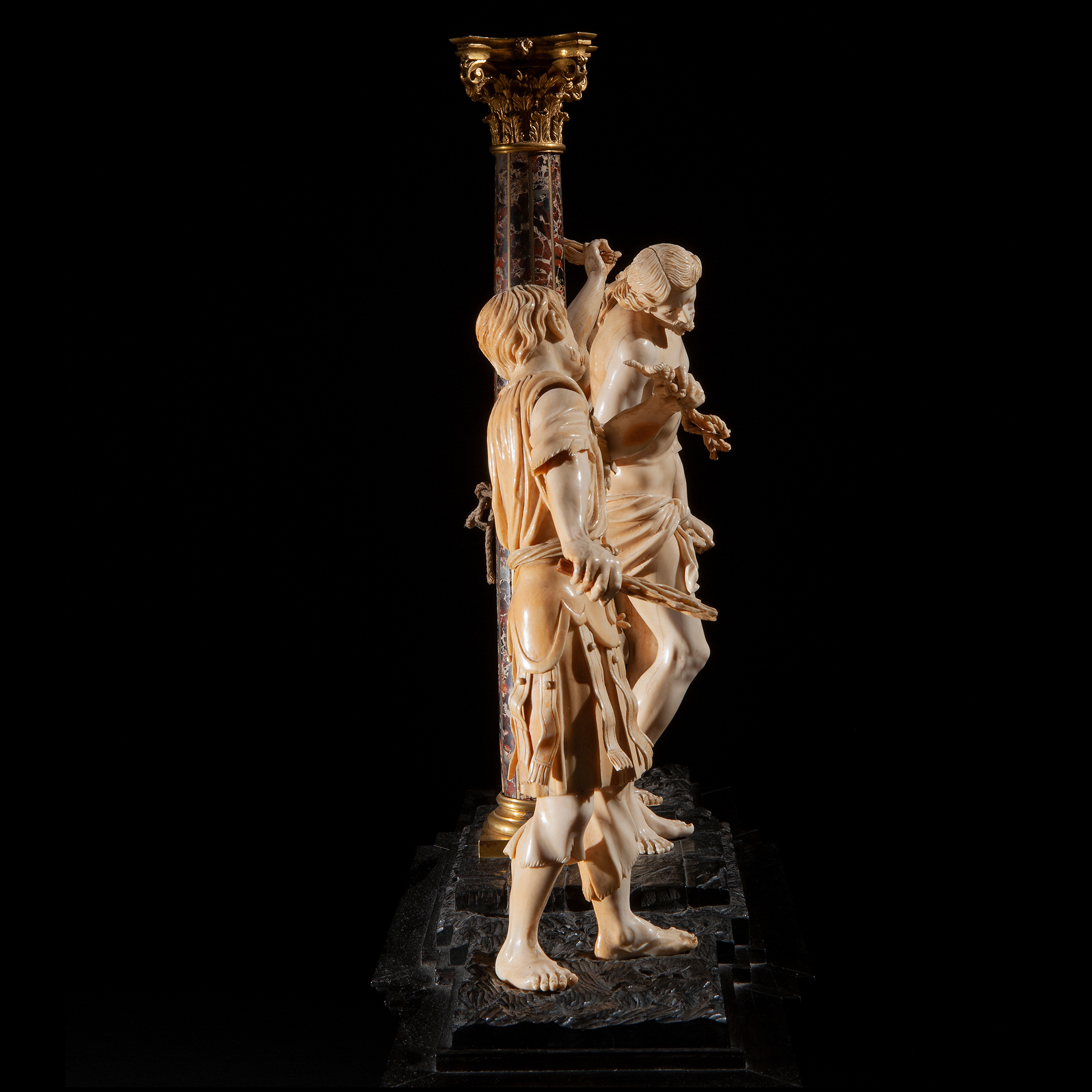 Cristo Roma - colonna 1654), | (Bologna Telearte 1598 Alessandro a, alla attr. Algardi