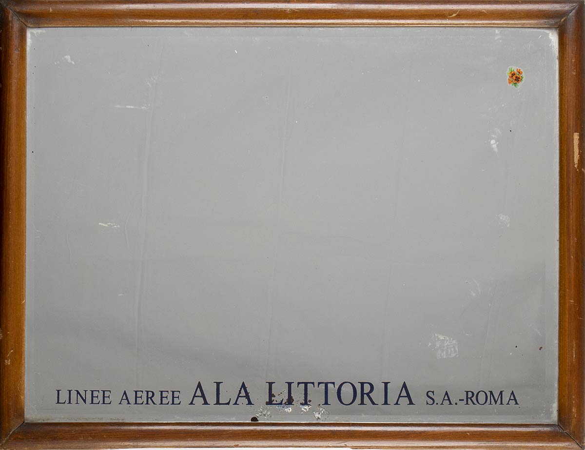 Ala LITTORIA Specchio pubblicitario Bertolami Fine Art