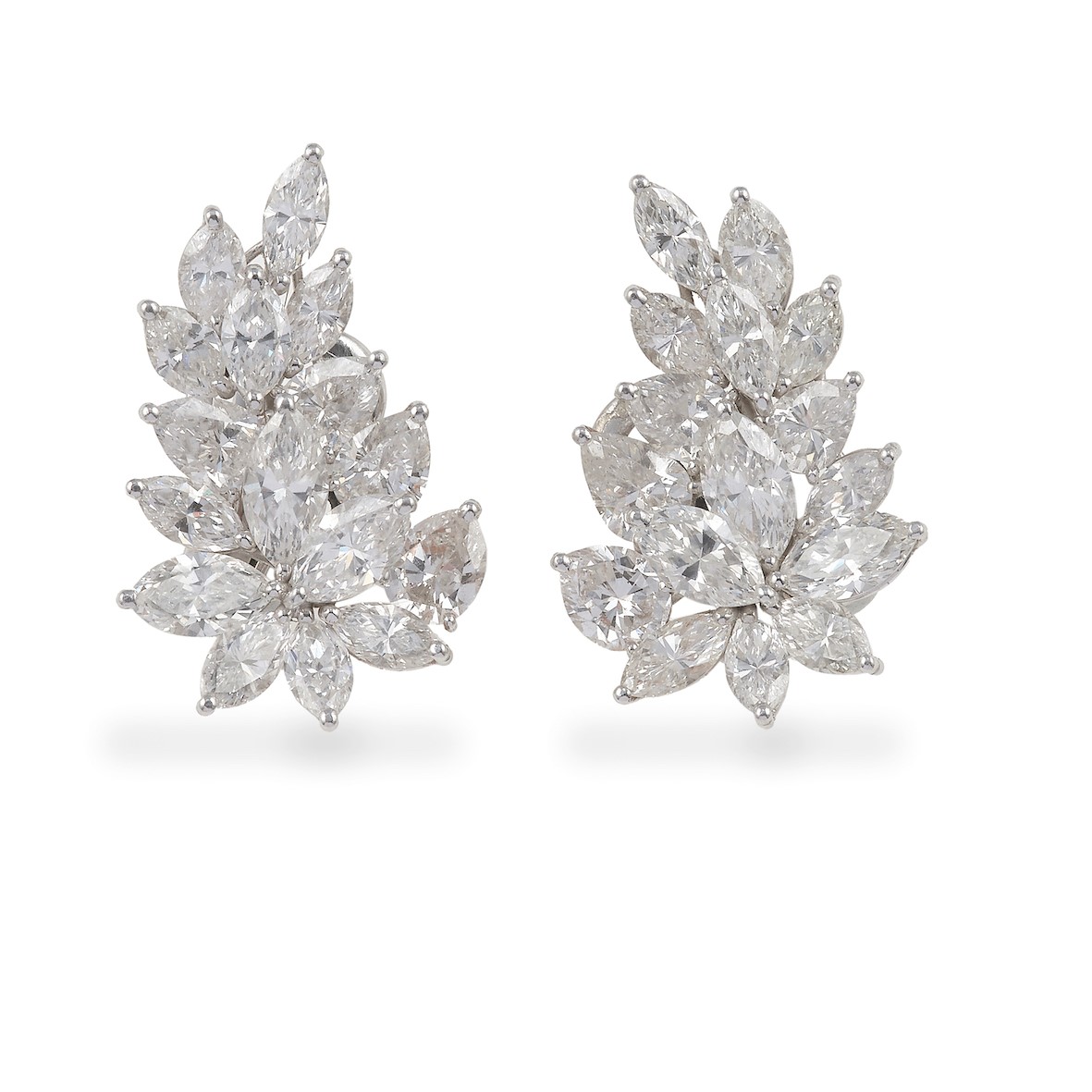 Carissima Orecchini A Goccia Con Taglio Diamantato In Oro Bianco 9 Carati – Gioielli Italiani In Confezione Regalo Di Lusso
