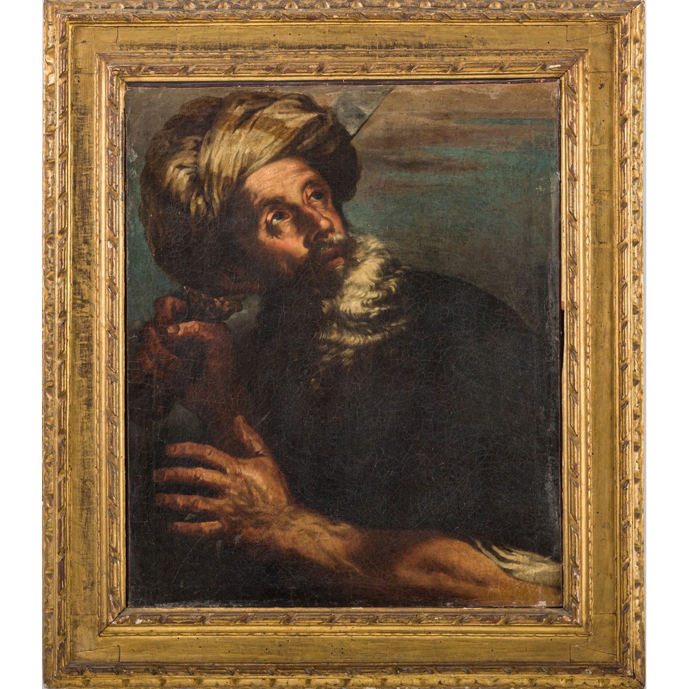 ANTONIO ZANCHI, Olio su tela Trionfante Benedetto Casa d'Aste