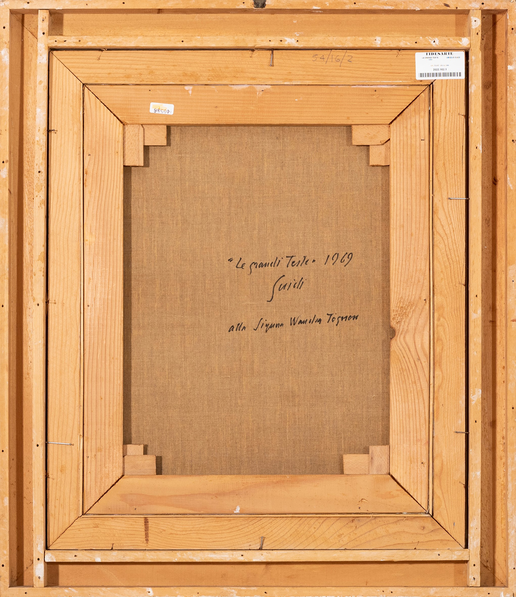 VIRGILIO GUIDI, Le grandi teste, 1969 FIDESARTE