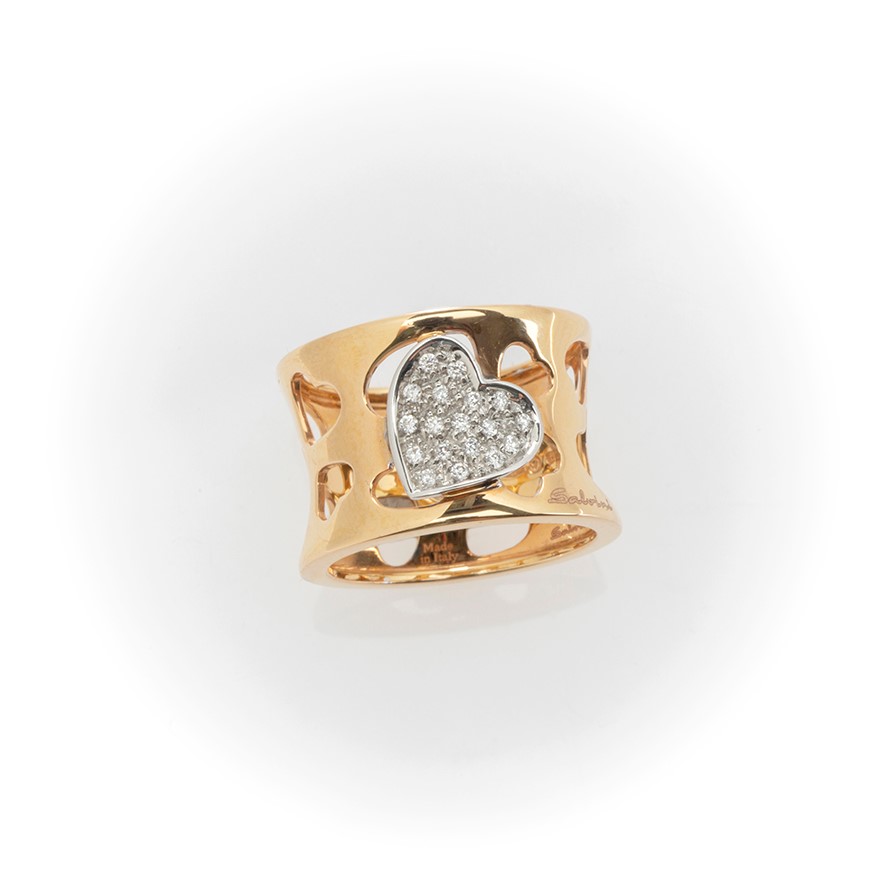 Anelli Anello Doppia Fascia Da Donna In Oro 18 Carati Misura Anello: 16 Finitura O Soggetti: Lucida 4,5g - Foto 4