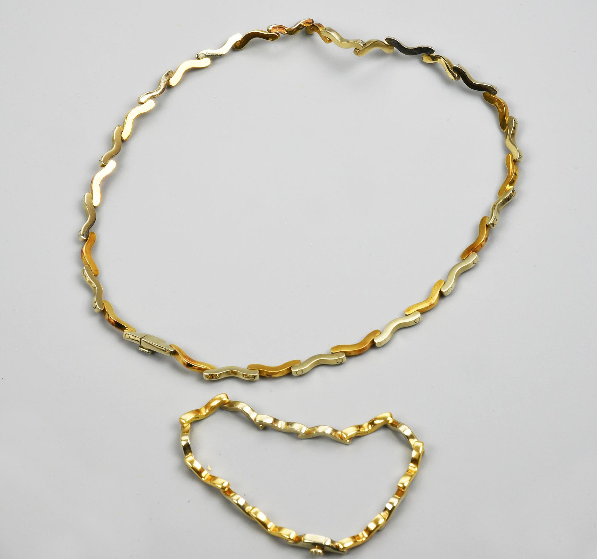 Set Gioielli Donna: Collana E Bracciale Regolabili In Oro E Argento, Parure Con Ciondolo, Idea Regalo In Scatola Regalo Per Compleanno, Anniversario, San Valentino