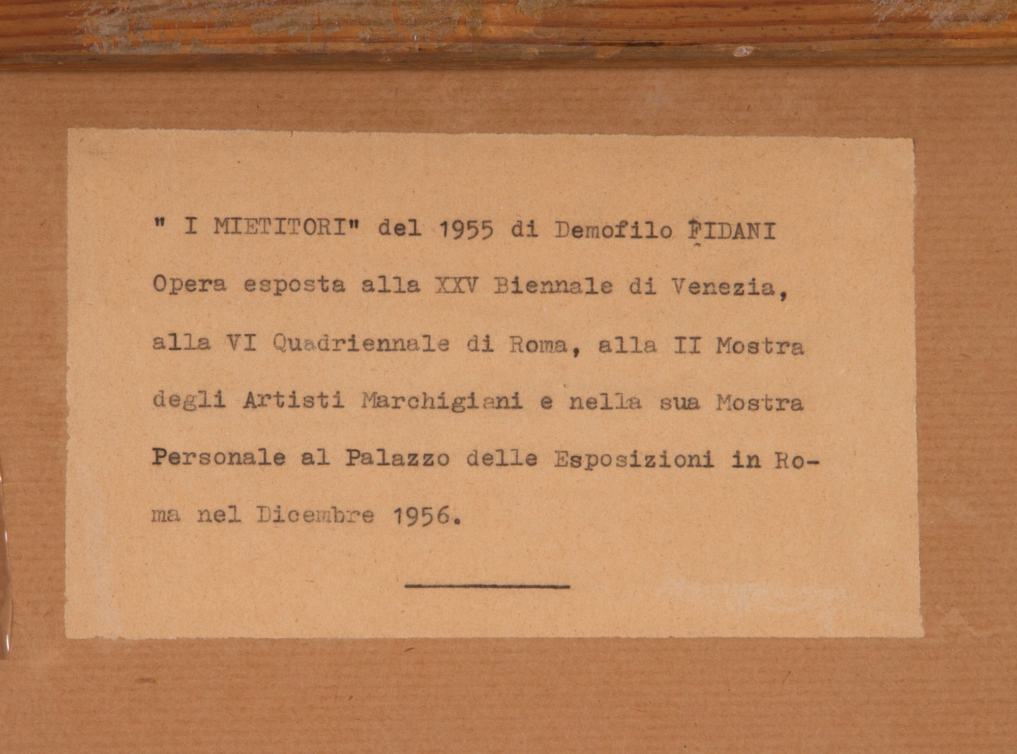 DEMOFILO FIDANI. Painting