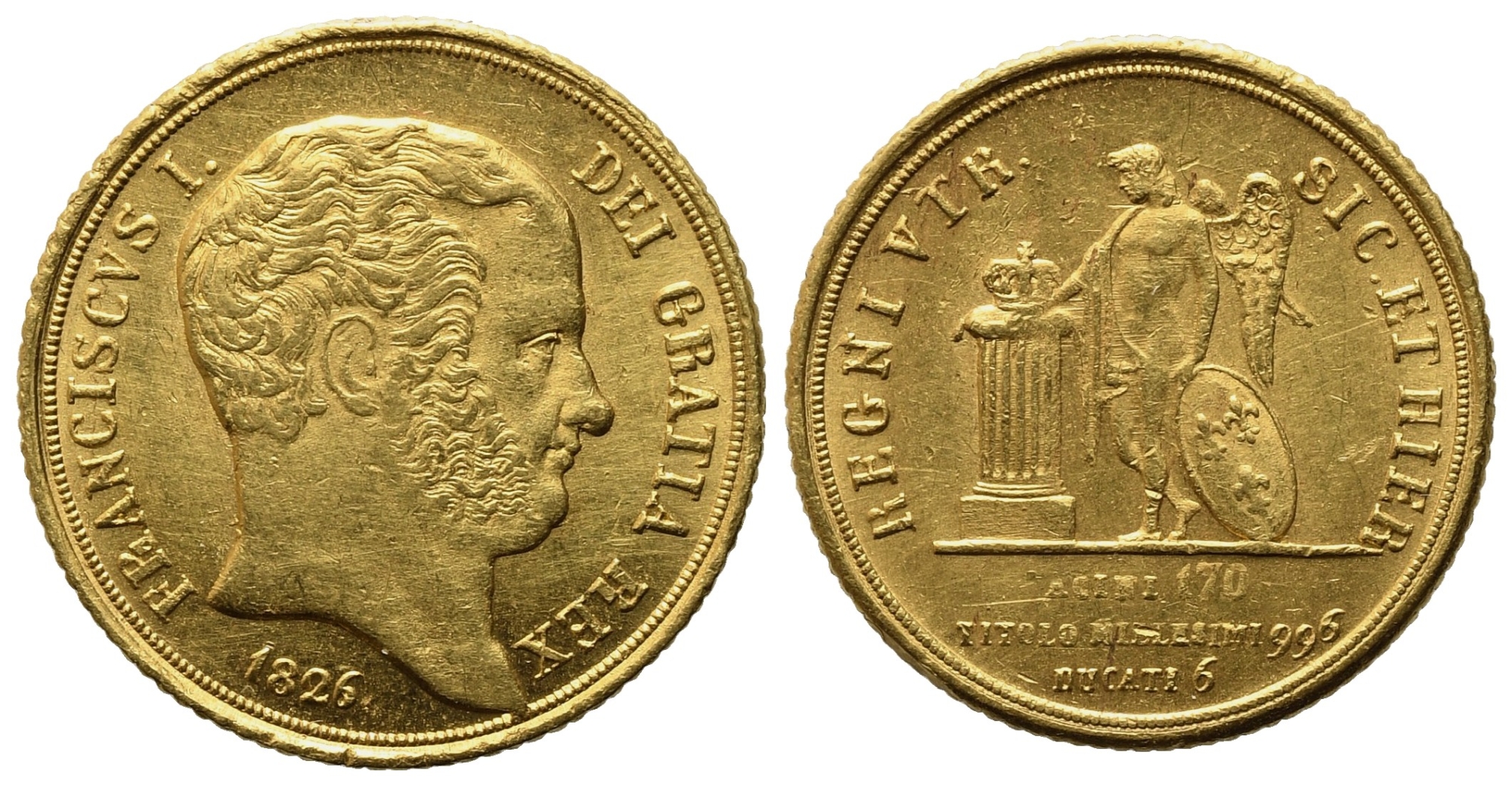 NAPOLI. Regno delle Due Sicilie. Francesco I di Borbone (18251830). 6