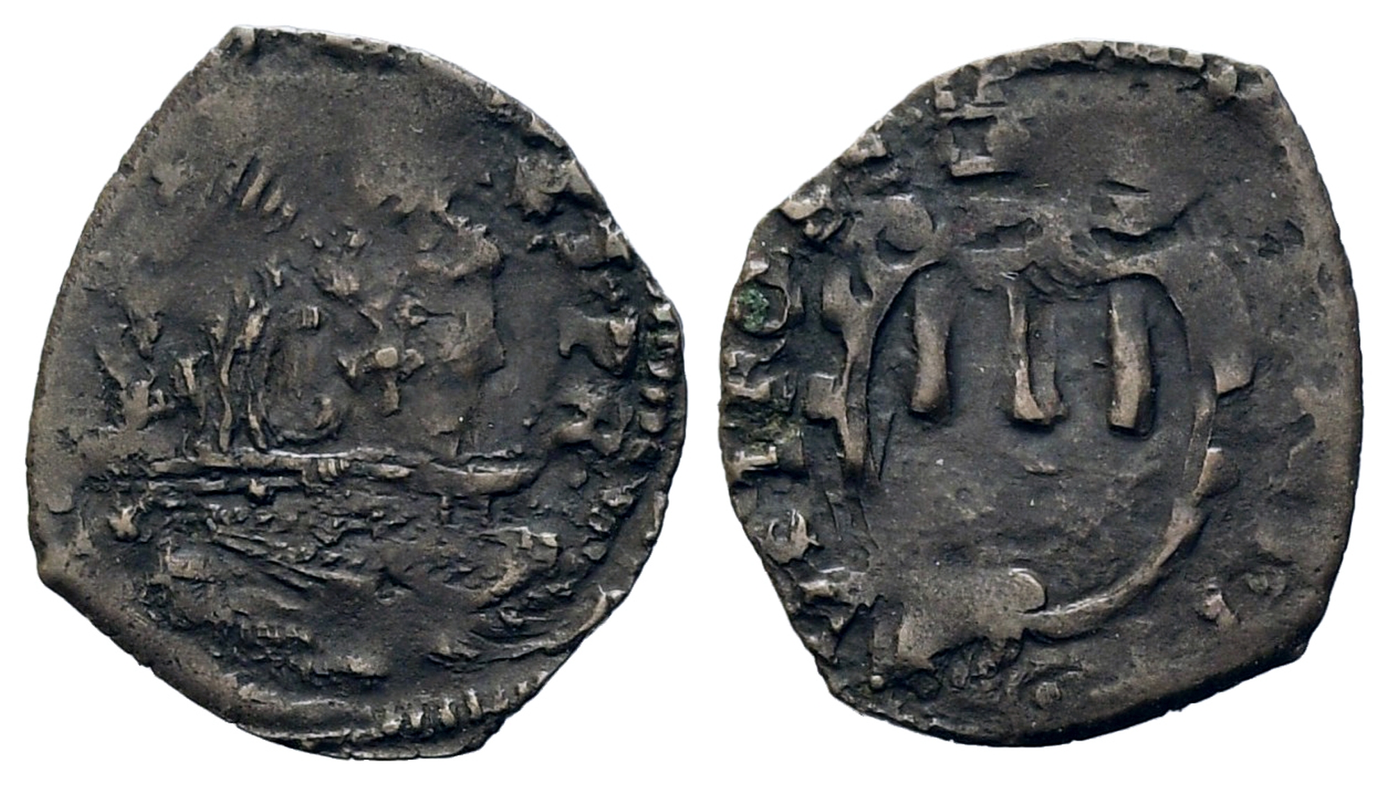 PIOMBINO. Nicolò Ludovisi (16341665). Quattrino. Mi (0,54 g). Busto