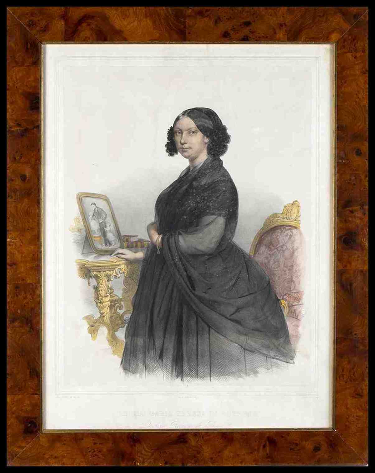 ITALIA, Regno Ritratto di Luigia Maria Teresa di Borbone, duchessa di