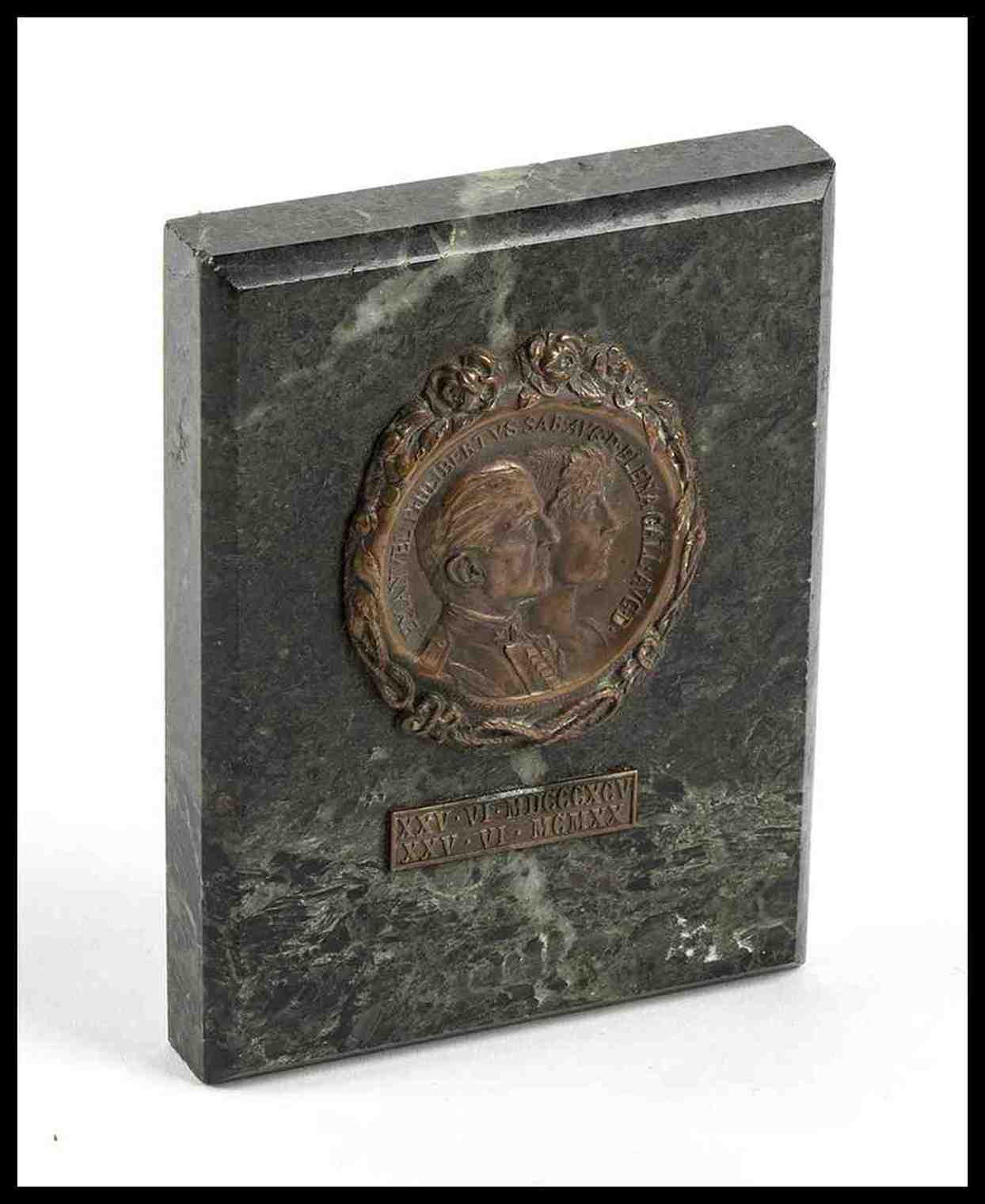 Angraves Partner – Placca Commemorativa A Doppio Cuore Per Tomba – 17.5x13x8 Cm – Ricordo Per Il Compagno