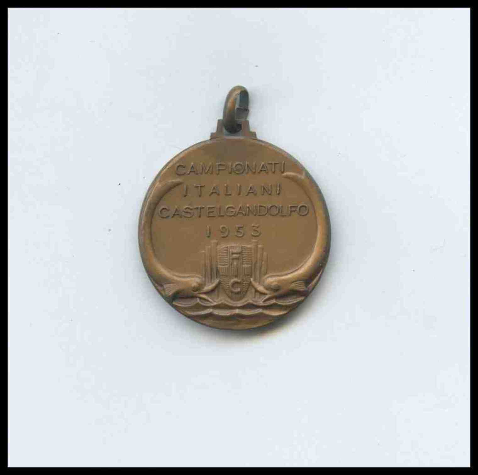 Medaglia Federazione italiana di canottaggio Bertolami Fine Art