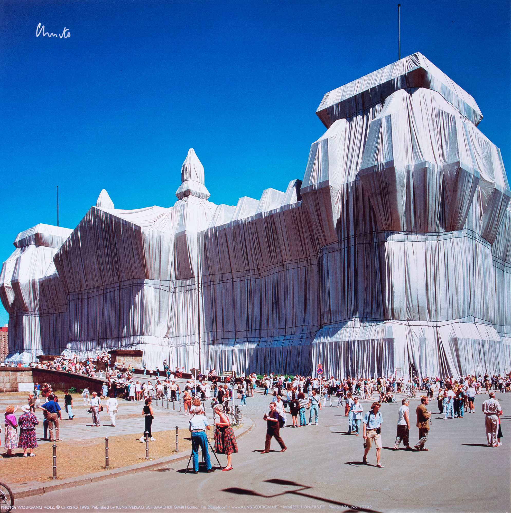 Christo, Wrapped Reichstag, 1995 FarsettiArte