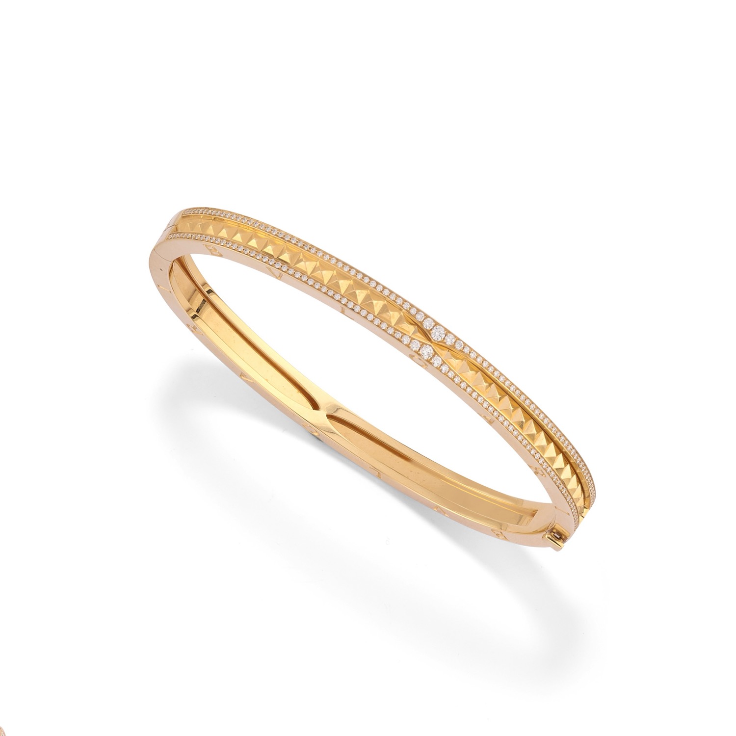 Bracciale Rigido Oro 9K Certificato, Modello Mama, Con Catena Estensibile 18-20 Cm, Fatto In Spagna, Anallergico