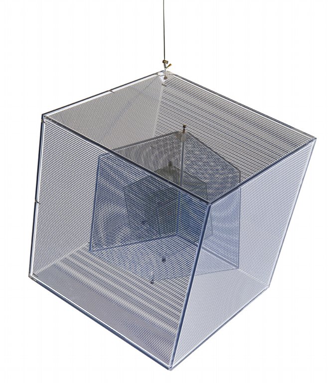 DAVIDE BORIANI (1936) Ipercubo a cinque colori 19621964metacrilato