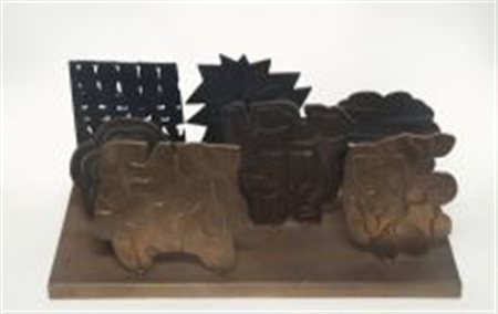 Consagra Pietro Mazzara Del Vallo 1920 Milano 2005 "Trama" 1995, scultura in...