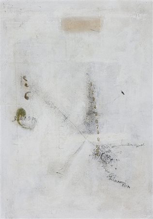 MAGDALO MUSSIO 1925 - 2006 Senza titolo, 1985 Tecnica mista su tavola, cm. 85...