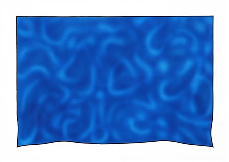 PINO PINELLI 1938 Pittura BL, 1973 Acrilico su tela, cm. 50 x 70 Firmato e...