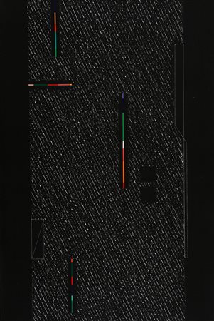 GOTTARDO ORTELLI 1938 - 2003 Territorio, 1972 Olio su tela, cm. 81 x 55...