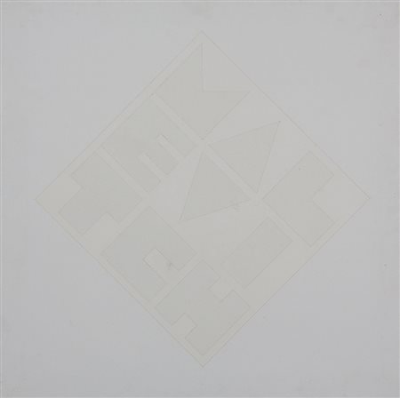 HORACIO GARCIA ROSSI 1929 - 2012 Malevitch, 1974 Acrilico su tela, cm. 60 x...