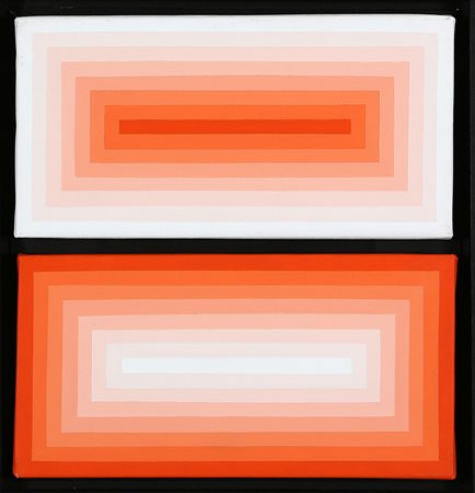 RAFFAELE BIELO' 1973 Dittico A / Dittico B, 2010 Acrilico su 2 tele, cm. 15 x...