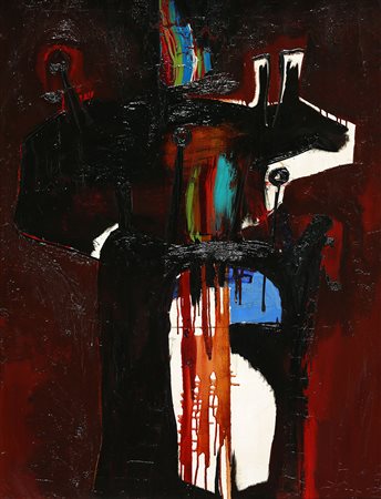 ROBERTO CRIPPA 1921 - 1972 Momento di natura, 1959 Olio su tela, cm. 113 x 89...