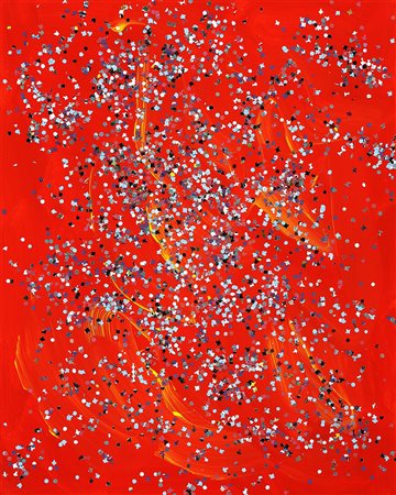 TANO FESTA 1938 - 1988 Coriandolo, 1983/84 Acrilico e coriandoli su tela, cm....