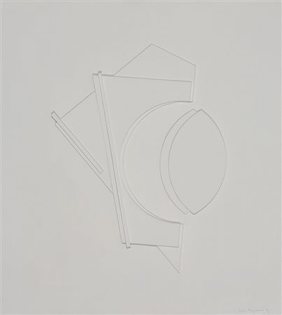 LUIGI MAGNANI 1917 - 1984 Senza titolo, 1969 Olio su tavole sovrapposte su...