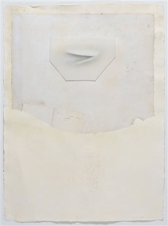 PAOLO RADI 1966 Affilato, 2004 Tecnica mista e collage su carta, cm. 76 x 56...