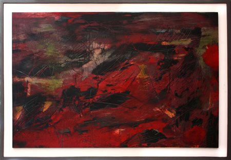 Livio Stroppiana "Nel cielo degli accadimenti" - 2011 - Tecnica mista su...