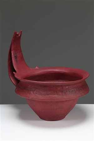DE SANTIS IVO Grande anfora in ceramica rosso Pompei, Per Gli Etruschi...
