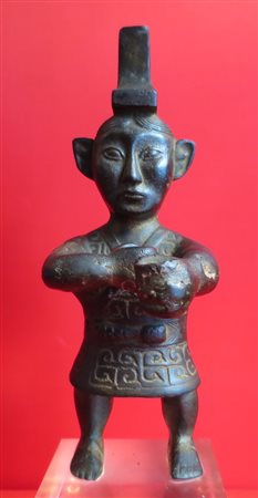 FIGURA IN BRONZO Modello raffigurante guerriero cm.21