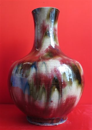 VASO Sangue di bue Cina XIX secolo h cm.35