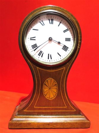 OROLOGIO DA TAVOLO IN LEGNO, INGHILTERRA, XIX SECOLO con intervento di...