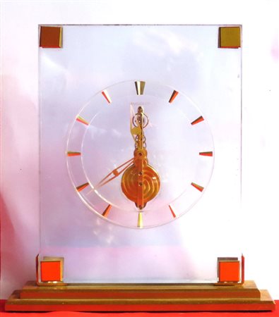 JAEGER - LE - COULTRE - OROLOGIO DA TAVOLO, ANNI '50 a carica manuale, entro...