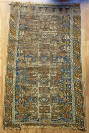 TAPPETO LESGHY, CAUCASO, XIX SECOLO 145 x 90 cm (difetti) A LESGHY CARPET ,...