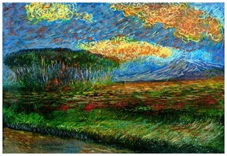 BENVENUTO BENVENUTI Livorno 1881 – Antignano 1959 Senza titolo Olio su tela...