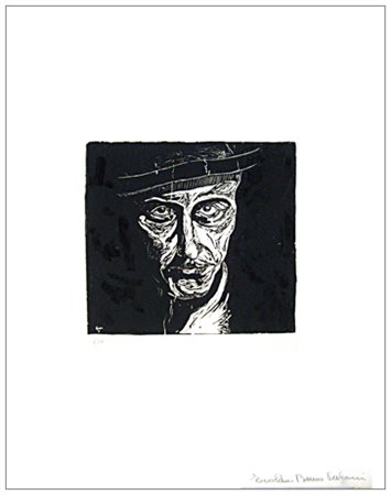 GIUSEPPE VIVIANI Agnano Pisano 1898 – Pisa 1965 Autoritratto 1925 Xilografia...