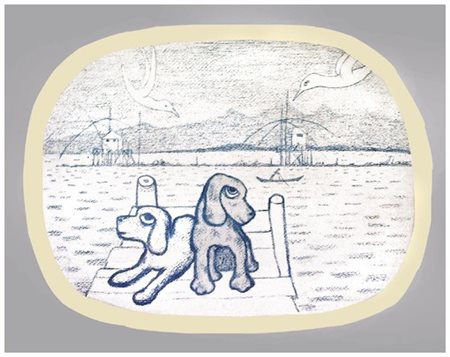 GIUSEPPE VIVIANI Agnano Pisano 1898 – Pisa 1965 Bocca d’Arno 1962 Litografia...