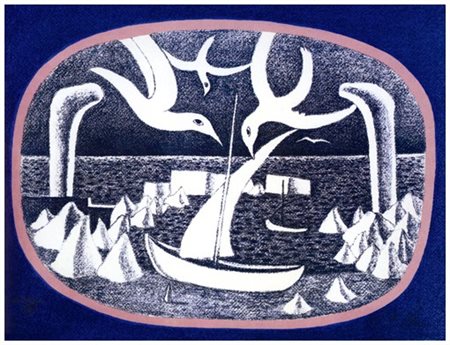 GIUSEPPE VIVIANI Agnano Pisano 1898 – Pisa 1965 Il porticciolo n°2 1963...