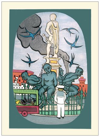 GIUSEPPE VIVIANI Agnano Pisano 1898 – Pisa 1965 I Quattro Mori 1964...