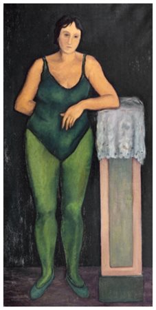 GIUSEPPE VIVIANI Agnano Pisano 1898 – Pisa 1965 Donna poggiata al pilastro...